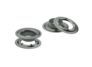 Eyelets DIN 7332, Ø 10mm to 16mm, brass, steel or stainless steel V2A