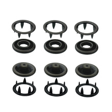 Upload the picture to the gallery viewer, snap fasteners jersey, rustproof metal buttons in 7 sizes