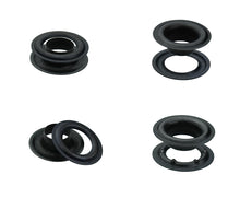 Load the image into the gallery viewer, eyelets DIN 7332, Ø 10mm to 16mm, brass, black oxidized