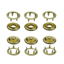 Load image into Gallery viewer, snap fasteners jersey, rustproof metal buttons in 7 sizes