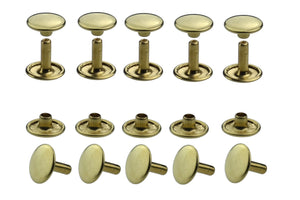 Hollow rivets double head 6-7-9-10-13 mm base material brass