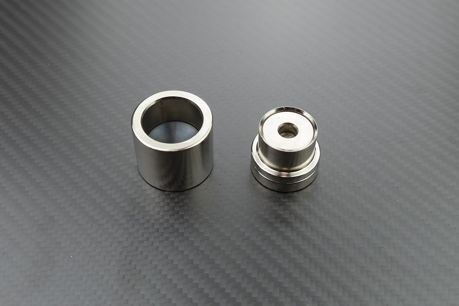 Knopfrohlinge Zum Beziehen - Weiß 32er / 20,5mm Mit Werkzeug