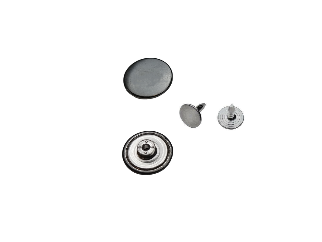 Jeansknöpfe, Rostfrei, nähfrei, 14mm, 17mm, 20mm, MetallKnöpfe, bewegliche Sockel