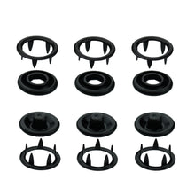 Upload the picture to the gallery viewer, snap fasteners jersey, rustproof metal buttons in 7 sizes