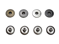 Jeans buttons, stainless, non-sewing, 14mm, 17mm, 20mm, metal buttons, fixed base