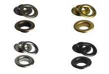 Charger l'image dans la galerie, brass eyelets from IstaTools® in 3mm, 4mm, 5mm, 6mm or 7mm internal dimensions