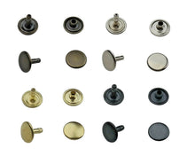 Load the image into the gallery viewer, hollow rivets steel double head 6mm, 7mm, 9mm, 12mm
