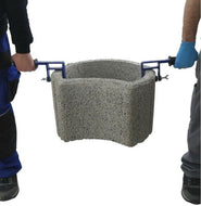 Planting stone lifter for laying hollow chamber stones or planters
