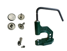 Load the image into the gallery viewer, starter package screw press with 125 pieces of rivets single head 6mm, 7mm, 9mm, 12mm steel