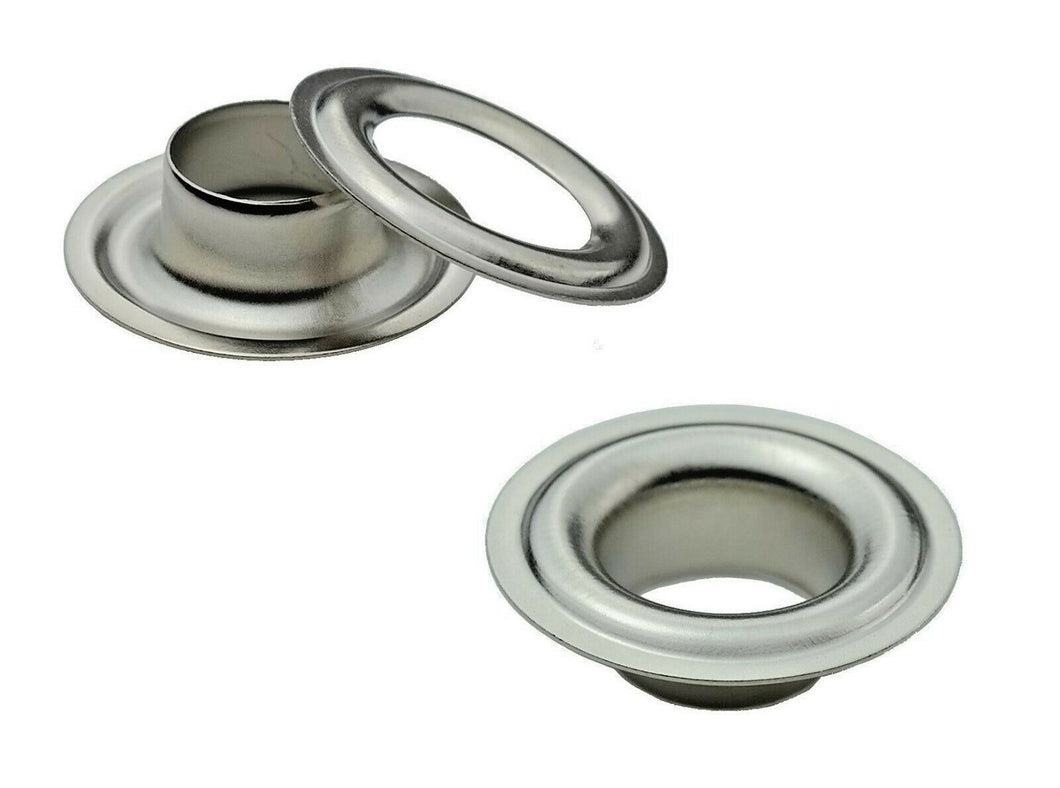 Ösen DIN 7332, Ø 10mm bis 16mm, Messing, Stahl oder Edelstahl V2A